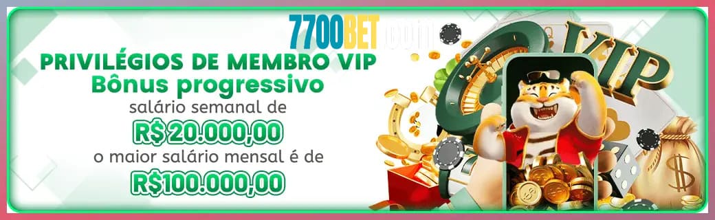 7700BET bônus — cashback 15 por cento e níveis VIP